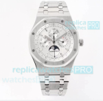 BF Swiss Audemars Piguet Royal Oak 26606 Replica Watch SS Silver Dial 41MM